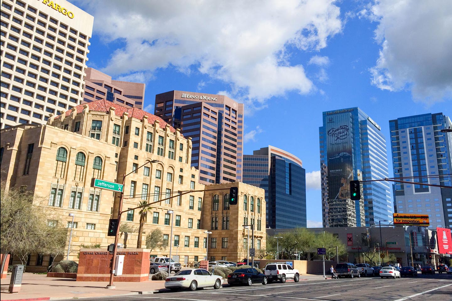 Downtown Phoenix AZ landscape